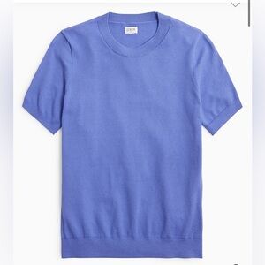 J. Crew Factory Short Sleeve Cotton Crew Neck Sweater